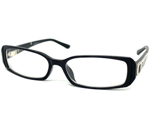 Classy Contemporary Modern Style Clear Lens EYEGLASSES Black Fashion Frame 4048