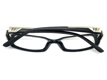 Classy Contemporary Modern Style Clear Lens EYEGLASSES Black Fashion Frame 4048