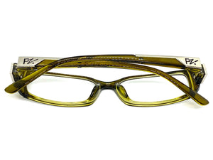 Classy Contemporary Modern Style Clear Lens EYEGLASSES Green Fashion Frame 4048