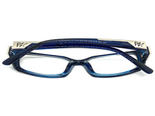 Classy Contemporary Modern Style Clear Lens EYEGLASSES Blue Fashion Frame 4048