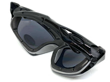 Motorcycle Biker Riding CHOPPERS Padded SUN GLASSES Safety Goggles Dark Lens 8948