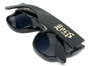 Classic Biker Gangster Hardcore LOCS SUNGLASSES Black Frame 91196