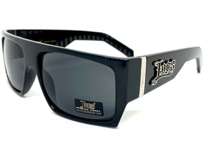 Classic Biker Gangster Hardcore LOCS SUNGLASSES Black Frame 91010