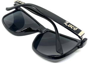 Classic Biker Gangster Hardcore LOCS SUNGLASSES Black Frame 91055