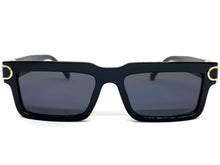 Classic Modern Luxury Hip Hop Style SUNGLASSES Black Frame Dark Lens 9166