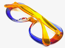 Oversized Vintage Retro Style Clear Lens EYEGLASSES Large Round Multicolor Frame 6137
