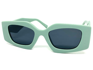 Classic Contemporary Modern Retro Style SUNGLASSES Pistachio Frame 80280