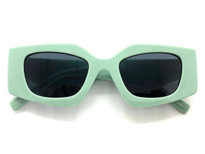 Classic Contemporary Modern Retro Style SUNGLASSES Pistachio Frame 80280