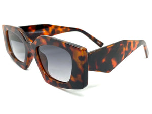 Classic Contemporary Modern Retro Style SUNGLASSES Leopard Frame 80280