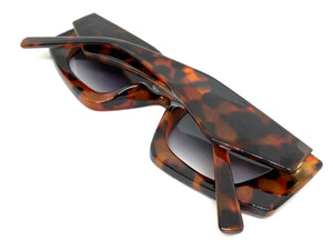 Classic Contemporary Modern Retro Style SUNGLASSES Leopard Frame 80280