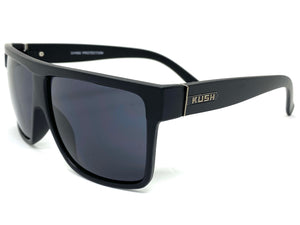 Classic Biker Gangster Hardcore KUSH SUNGLASSES Square Black Frame 9512