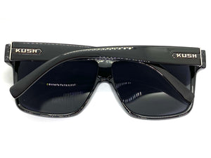 Classic Biker Gangster Hardcore KUSH SUNGLASSES Square Black Frame 9512