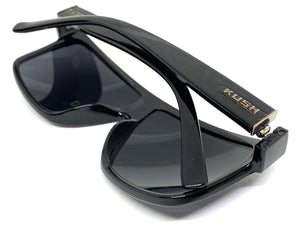 Classic Biker Gangster Hardcore KUSH SUNGLASSES Square Black Frame 9512