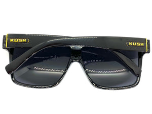 Classic Biker Gangster Hardcore KUSH SUNGLASSES Square Black Frame 9512