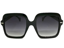 Oversized Exaggerated Vintage Retro Style SUNGLASSES Large Square Black Frame 59005