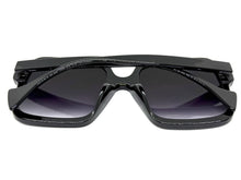 Oversized Exaggerated Vintage Retro Style SUNGLASSES Large Square Black Frame 59005