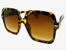Oversized Exaggerated Vintage Retro Style SUNGLASSES Large Square Tortoise Frame 59005