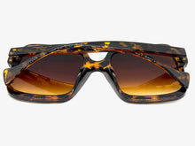 Oversized Exaggerated Vintage Retro Style SUNGLASSES Large Square Tortoise Frame 59005