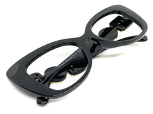 Oversized Exaggerated Retro Cat Eye Style Thick Black Lensless Eye Glasses- Frame Only NO Lens 9010