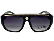 Oversized Classic Retro Luxury Hip Hop Style SUNGLASSES Thick Black Frame 9284