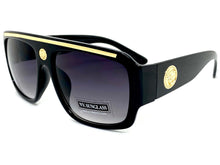 Oversized Classic Retro Luxury Hip Hop Style SUNGLASSES Thick Black Frame 9284