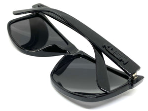 Classic Biker Gangster Hardcore KUSH SUNGLASSES Silver Polarized Lens POL013