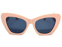 Classic Vintage Retro Cat Eye Style SUNGLASSES Large Pink Frame 3628