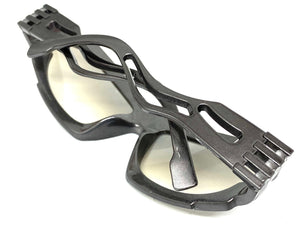 Classic Hardcore Gangster Biker Wrap Around Luxury SUNGLASSES Sleek Gray Frame 1236