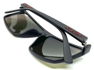 Classic Biker Gangster Hardcore KUSH SUNGLASSES Square Black Frame 6477