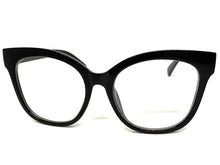 Oversized Exaggerated Vintage Retro Cat Eye Style Clear Lens EYEGLASSES Large Black Frame P6041