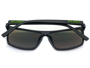 Classic Biker Gangster Hardcore KUSH SUNGLASSES Square Black Frame 6477