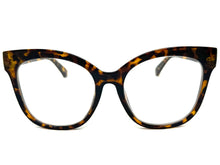 Oversized Exaggerated Vintage Retro Cat Eye Style Clear Lens EYEGLASSES Large Tortoise Frame P6041