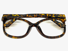 Oversized Exaggerated Vintage Retro Cat Eye Style Clear Lens EYEGLASSES Large Tortoise Frame P6041