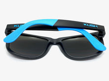 Classic Vintage Retro Biker Style KUSH SUNGLASSES Black & Blue Frame 6097