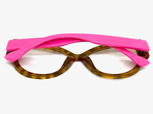 Oversized Exaggerated Vintage Retro Cat Eye Style Clear Lens EYEGLASSES Leopard Frame 5224