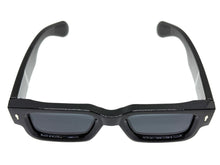 Classic Vintage Retro Style SUNGLASSES Thick Black Frame - Dark Lens 1379