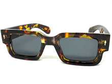 Classic Vintage Retro Style SUNGLASSES Thick Tortoise Frame - Dark Lens 1379