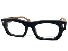 Classic Vintage Retro Style Clear Lens Optical EYEGLASSES Matte Black Acetate Frame 2037