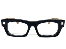 Classic Vintage Retro Style Clear Lens Optical EYEGLASSES Matte Black Acetate Frame 2037