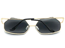 Oversized Exaggerated Vintage Retro Style SUNGLASSES Large Gold Frame 4047