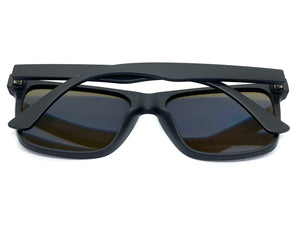 Classic Retro Biker Gangster Hardcore SUNGLASSES Square Black Frame 8930