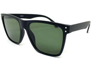 Classic Retro Biker Gangster Hardcore SUNGLASSES Square Black Frame 8930