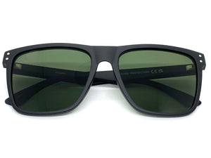 Classic Retro Biker Gangster Hardcore SUNGLASSES Square Black Frame 8930