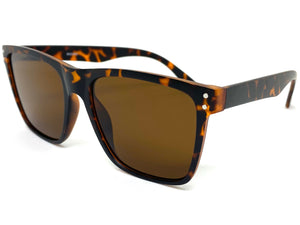 Classic Retro Biker Gangster Hardcore SUNGLASSES Square Tortoise Frame 8930