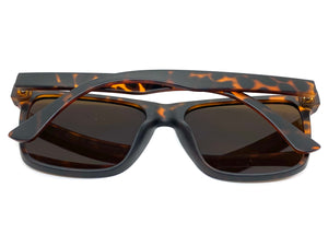 Classic Retro Biker Gangster Hardcore SUNGLASSES Square Tortoise Frame 8930