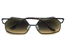 Oversized Exaggerated Vintage Retro Style SUNGLASSES Large Black Frame 4047