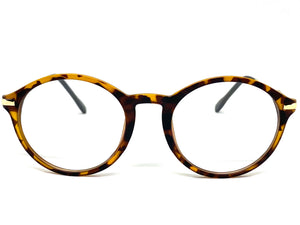 Classic Vintage Retro Style Clear Lens EYEGLASSES Oval Tortoise Frame 1211