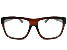 Classic Elegant Vintage Retro Style Clear Lens EYEGLASSES Square Brown Frame 1050