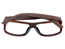 Classic Elegant Vintage Retro Style Clear Lens EYEGLASSES Square Brown Frame 1050