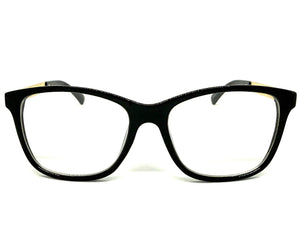 Classic Elegant Vintage Retro Style Clear Lens EYEGLASSES Square Black Frame 6265